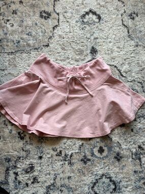 Dusty Pink GUESS a-line mini skirt